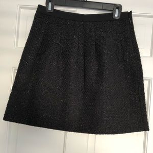 Ann Taylor Loft Black Elastic Waist Pencil Skirt